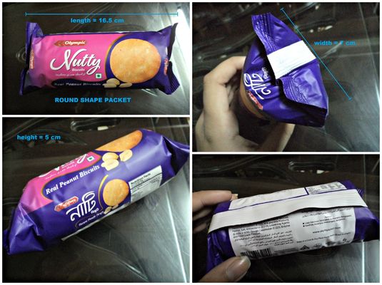Gối túi thép không gỉ Bánh quy thực phẩm tự động đóng gói