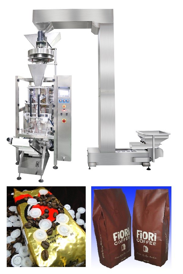 Máy đóng gói hạt cà phê đa chức năng 2kg