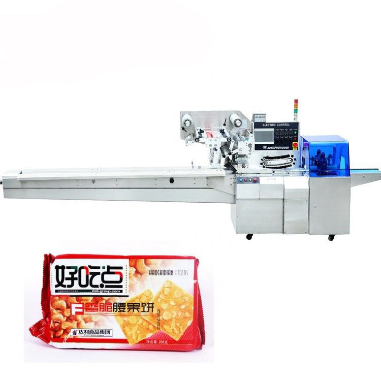 Dễ dàng vận hành máy đóng gói bánh quy ngang